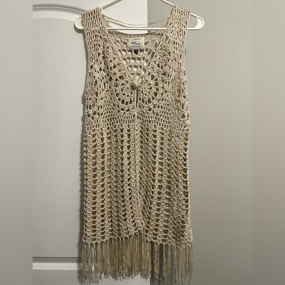 Crochet vest